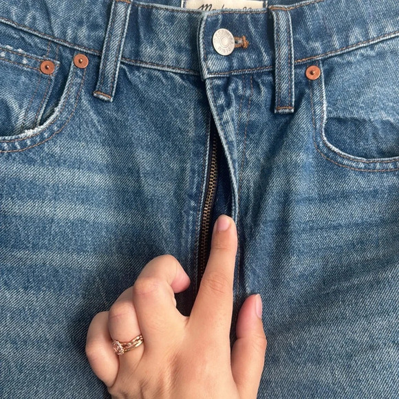 Madewell Slim Demi Boot Jeans Size 27 - Picture 3 of 11